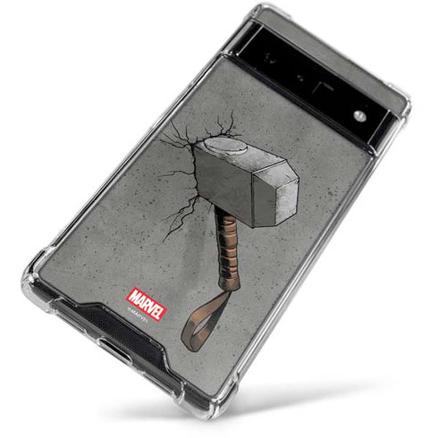 Marvel Thor Thor’s Hammer Mjolnir Google Pixel 6 Clear Case